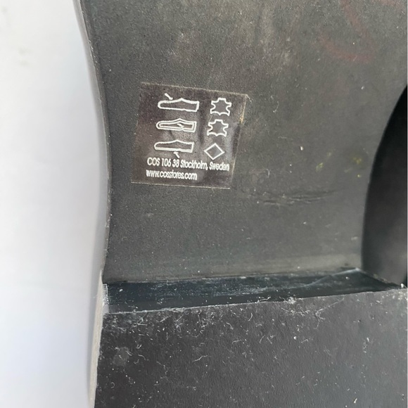 COS Point Toe lace up Oxfords with metal heel insert 7 - Picture 9 of 14